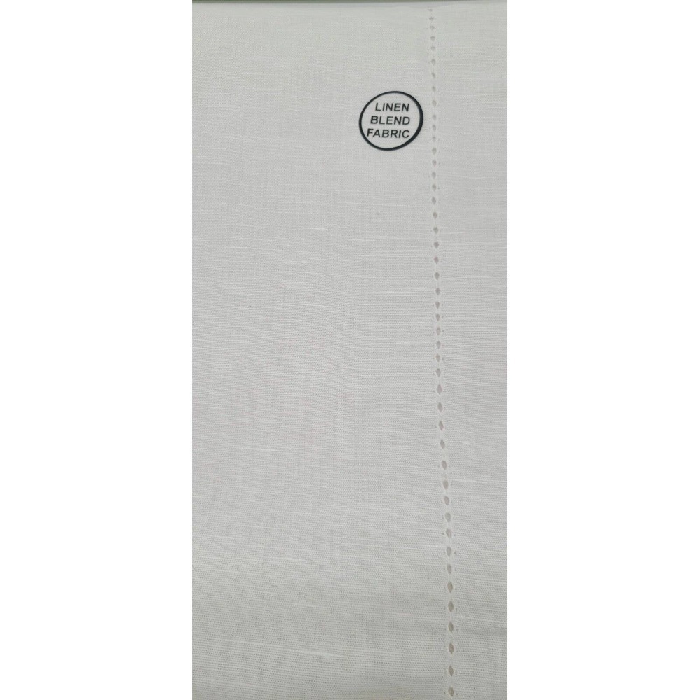 White Linen Table Runner - Picture 2 of 4